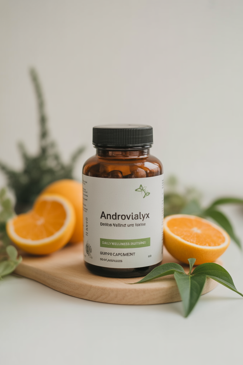AndroVitalyx bottle for daily wellness routine